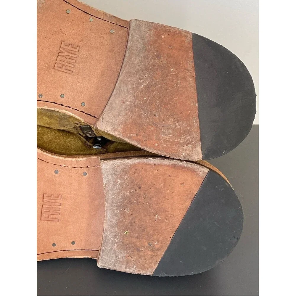 Frye Men's Suede Chukka Boot in Olive Tan Sz 10 Western Street Casual